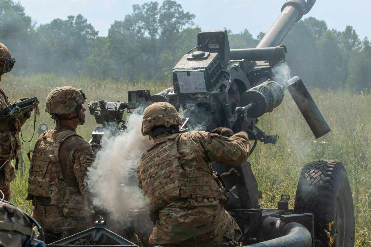 army 5th group soldiers firing
