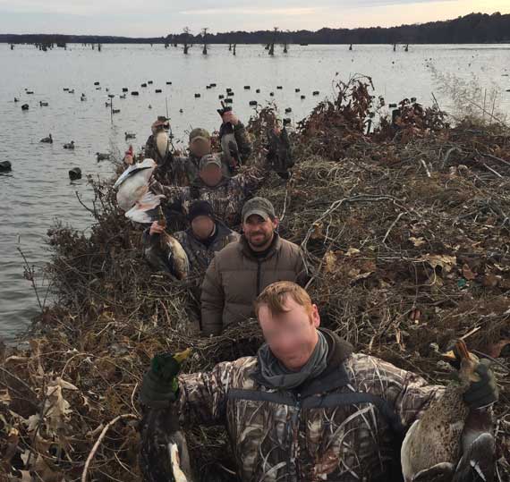 weeklong duck hunting trip for 5th special forces army members